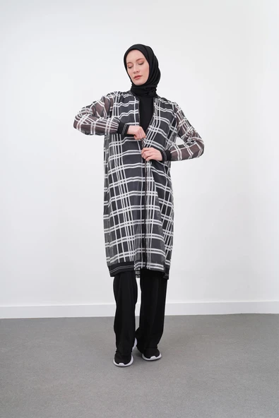 ORGANZE ÜÇLÜ TAKIM - SİYAH - 4