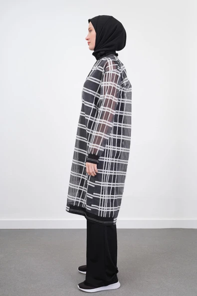 ORGANZE ÜÇLÜ TAKIM - SİYAH - 3