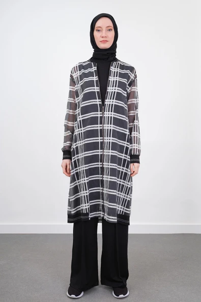 ORGANZE ÜÇLÜ TAKIM - SİYAH