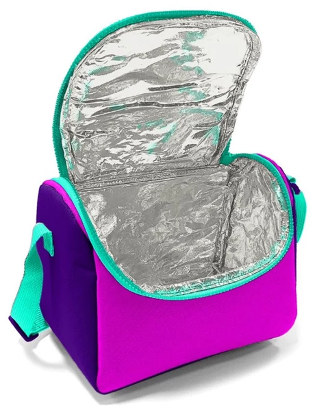 Coral High Mor Pembe Kız Çocuk Okul ve Günlük Beslenme Çantası - Isı Yalıtımlı - Resim 2