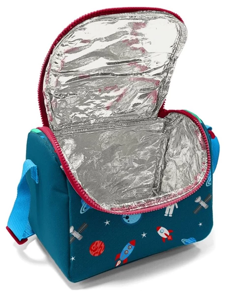 Coral High Lacivert Kırmızı Astronot Baskılı İlkokul Beslenme Çantası - Erkek Çocuk - Resim 2