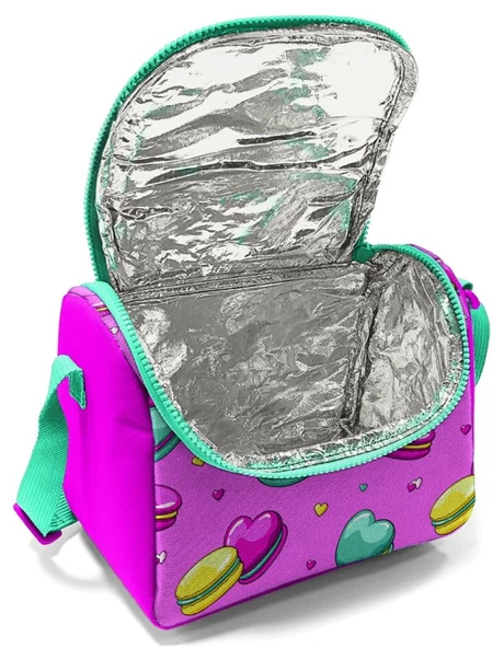 Coral High Kız Çocuk Pembe Makaron Okul Beslenme Çantası - Isı Yalıtımlı - 2