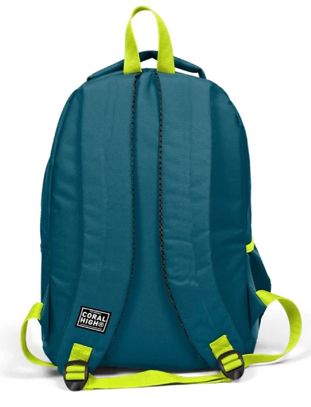 Coral High Nefti Sarı Araba Erkek Çocuk USB Çıkışlı İlkokul ve Ortaokul Sırt Çantası - Resim 3