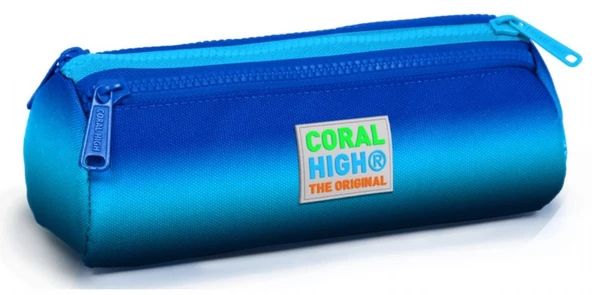 Coral High Lacivert Mavi Gradyan Üç Bölmeli Kalem Çantası -Erkek Çocuk