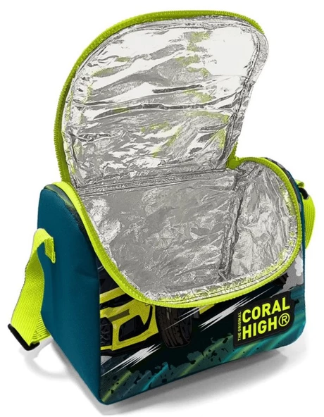 Coral High Nefti Sarı Araba Okul Sırt ve Beslenme Çantası Seti - 4