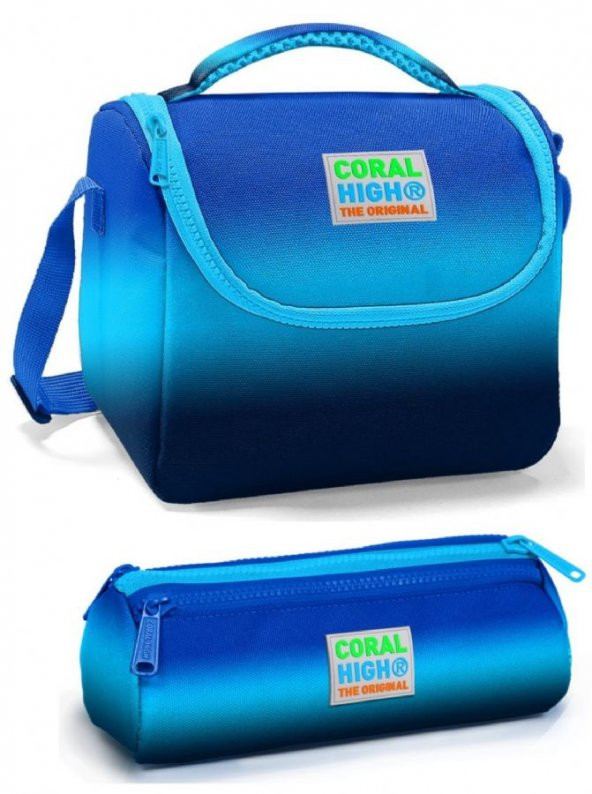 Coral High Erkek Çocuk Lacivert Mavi Gradyan Beslenme Çantası