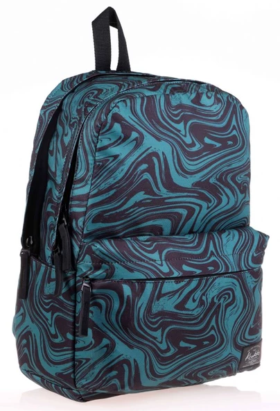 Kaukko Nature Mint Marbling Kız Çocuk Okul ve Günlük Sırt Çantası ürün görseli