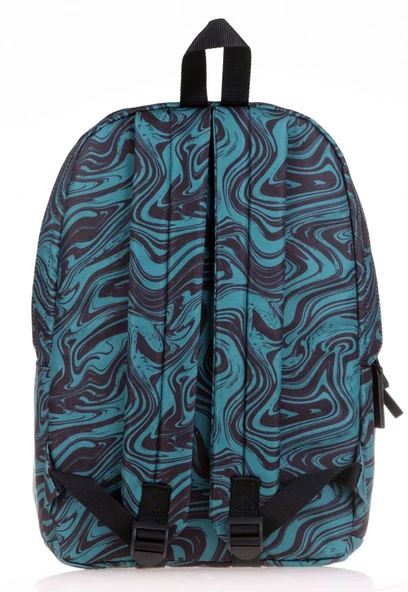 Kaukko Nature Mint Marbling Kız Çocuk Okul ve Günlük Sırt Çantası - Resim 2