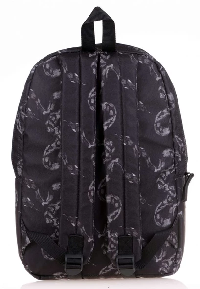 Kaukko Nature Siyah Snake Erkek Çocuk Okul ve Günlük Sırt Çantası - Resim 2