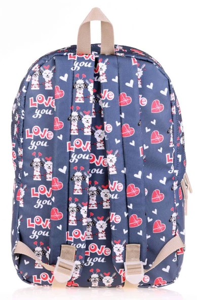 Kaukko Nature Lama Kız Çocuk Okul ve Günlük Sırt Çantası - 2