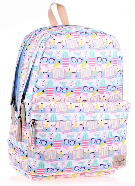 Kaukko Nature Apple Cactus Kız Çocuk Okul ve Günlük Sırt Çantası ürün görseli