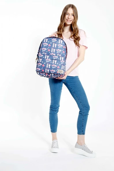 Kaukko Nature Lama Kız Çocuk Okul ve Günlük Sırt Çantası - 4