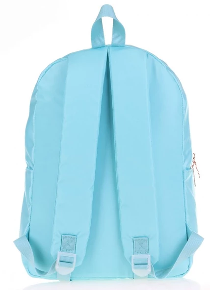 Kaukko Magic Kız Çocuk Taşlı Pullu Turkuaz Dört Gözlü Sırt Çantası - Resim 2