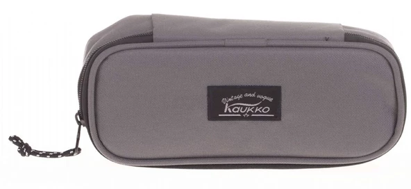 Kaukko Gri Üç Bölmeli Okul Günlük Sırt Çantası ve Kalemlik Seti (Erkek) - 3