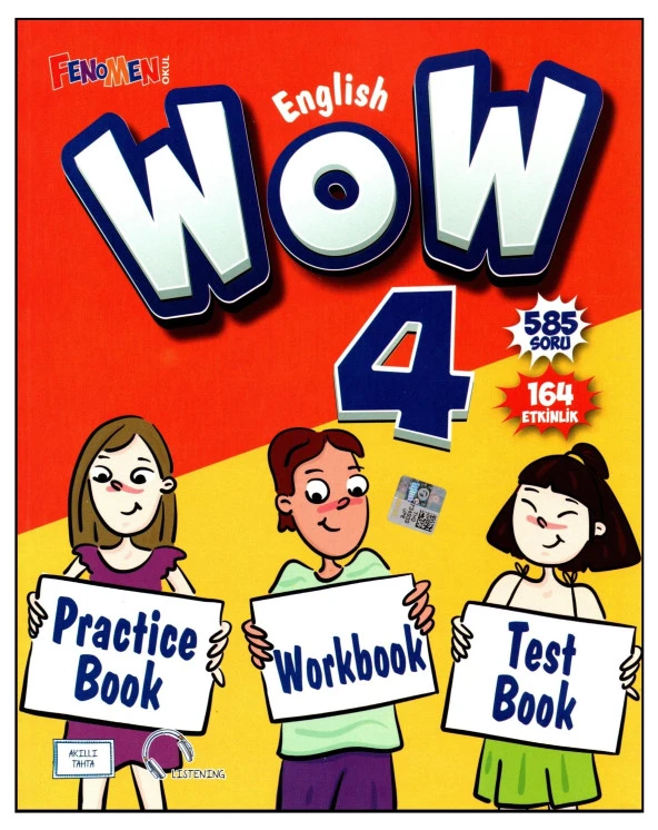 Fenomen Wow English 4. Sınıf Practice Book+Workbook+Test Book