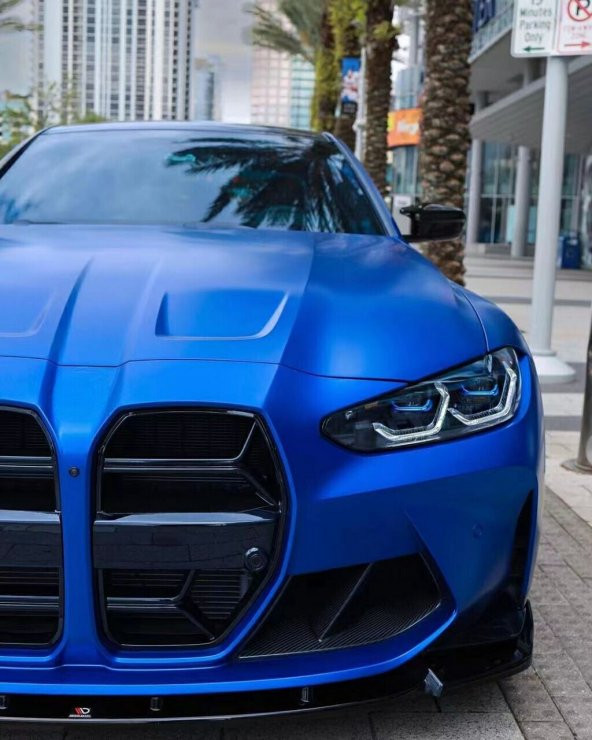 BMW YENİ M4 G82 CSL ÖN PANJUR PARLAK SİYAH 2020-2023 - 3