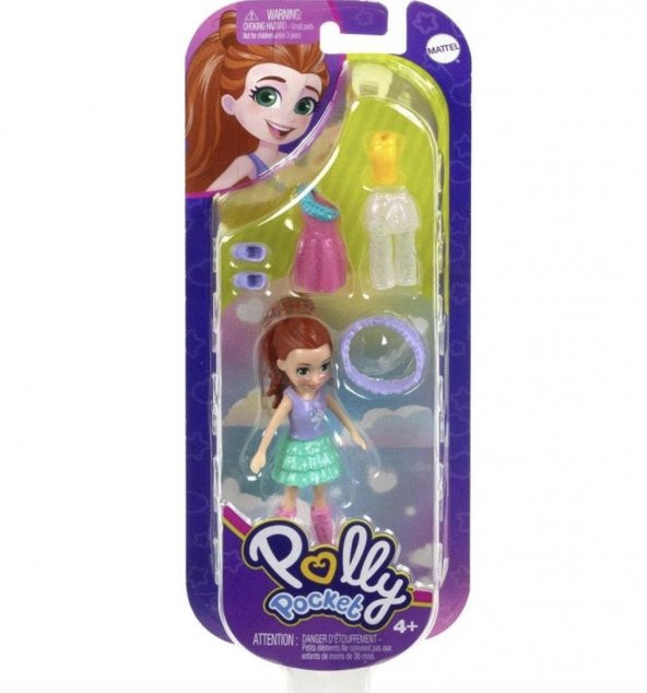 Polly Pocket Polly Moda Aksesuarları Seti HNF50 HKV82 Kızlar İçin Moda Aksesuarları