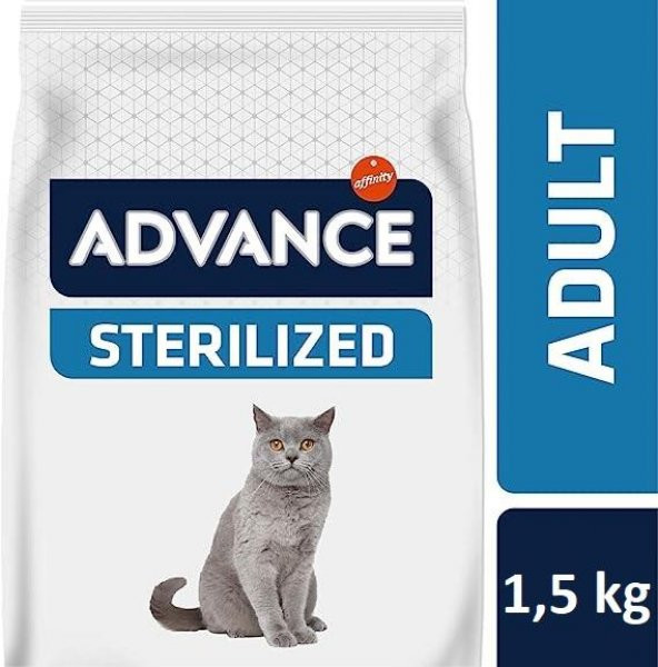 Advance Sterilised Hindi Etli Kısırlaştırılmış Yetişkin Kedi Maması 1.5 KG - 2