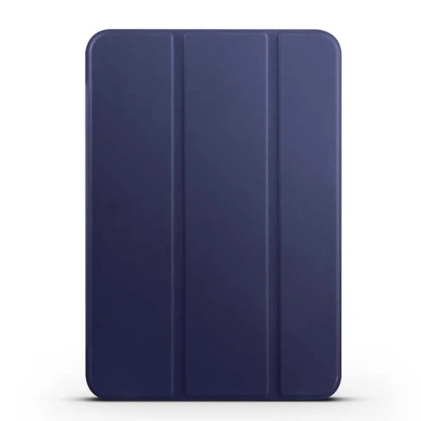 Apple iPad Mini 2021 (6.Nesil) Zore Smart Cover Standlı 1-1 Kılıf  Lacivert
