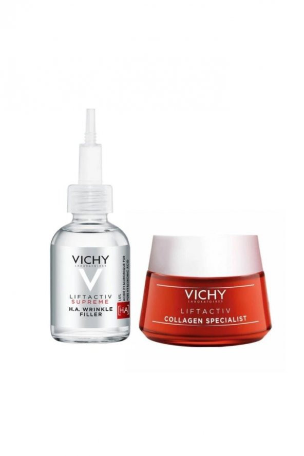 Vichy Liftactiv Epidermic Filler Serum 30 Ml & Collagen Specialist Krem 50 Ml - İKİLİ SET - SKT:05/25-10/25