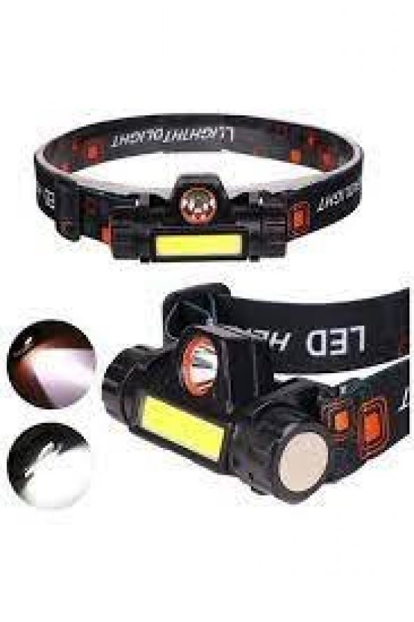 KLAUS SARJLI LED KAFA LAMBASI SMD+COB 1+3W - 5