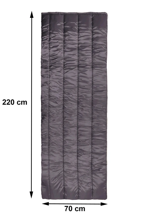 Exent Termo Polyester Elyaf Dolgulu Siyah Uyku Tulumu-Extra koruma - 3