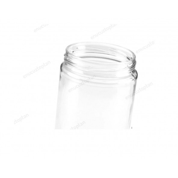 ZM711 KAPAKLI CAM KAVANOZ YUVARLAK 8x8x14cm - 3