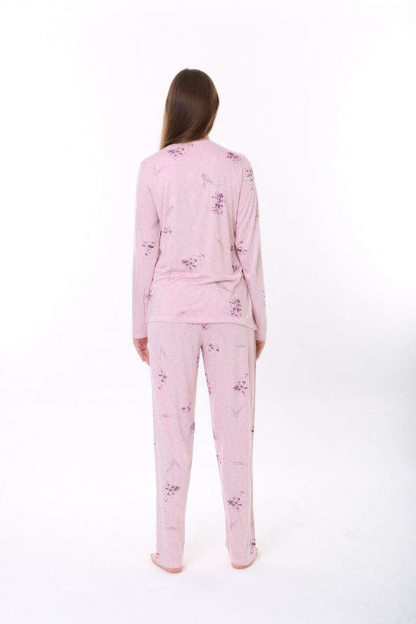 Etoile Bambu Uzun Kol Kadın Pijama Takımı - 6