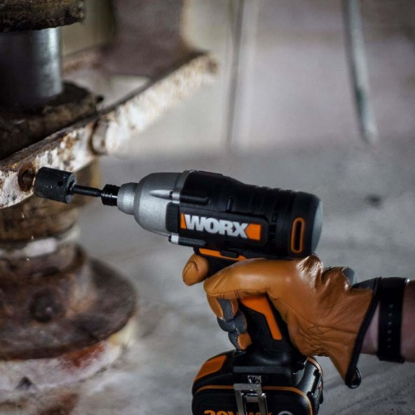 WORX WX291.9 20Volt 170Nm Profesyonel Darbeli Tornavida (Akü Dahil Değildir) - 5