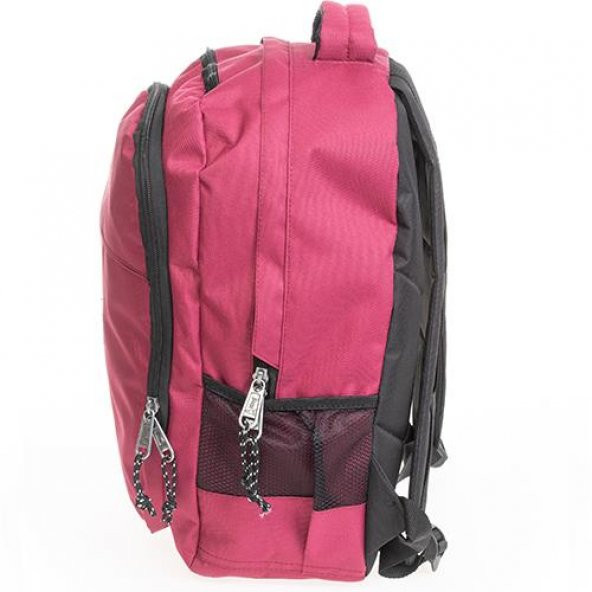 Okapi Sırt Çantası Üç Bölmeli Bordo OKP-145 - 2