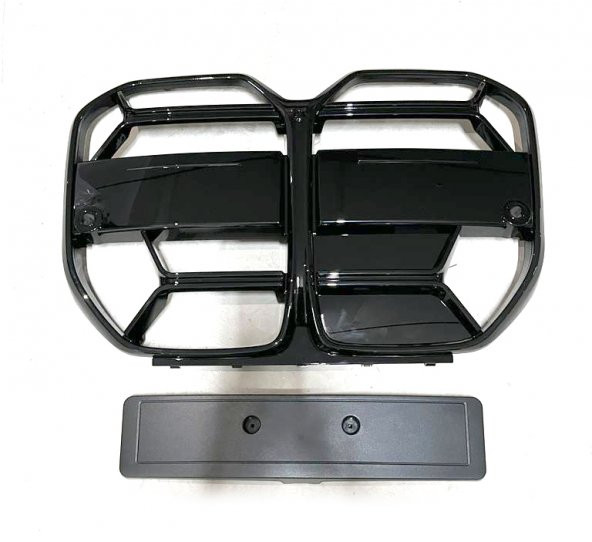 BMW YENİ 4 SERİSİ G26 CSL ÖN PANJUR PARLAK SİYAH 2020-2023 - 2