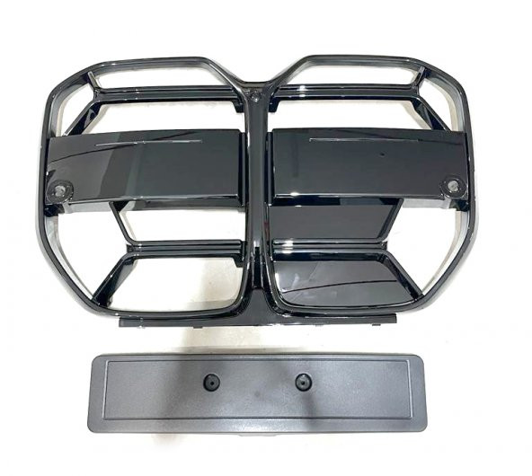 BMW YENİ 4 SERİSİ G26 CSL ÖN PANJUR PARLAK SİYAH 2020-2023 - 4