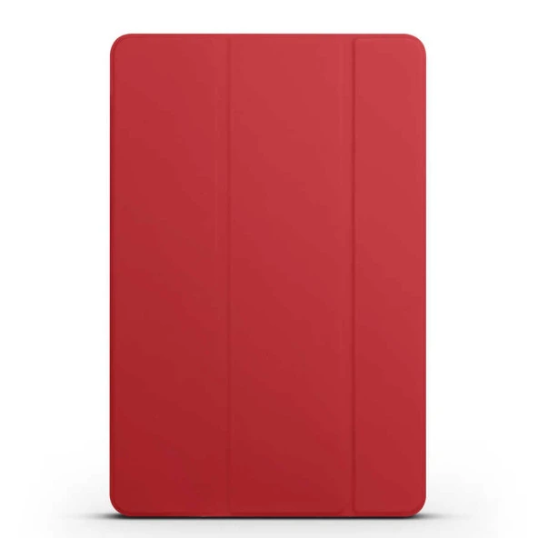 Xiaomi Mi Pad 5 Zore Smart Cover Standlı 1-1 Kılıf  Kırmızı