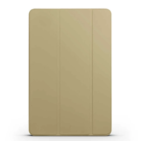 Xiaomi Mi Pad 5 Zore Smart Cover Standlı 1-1 Kılıf  Gold