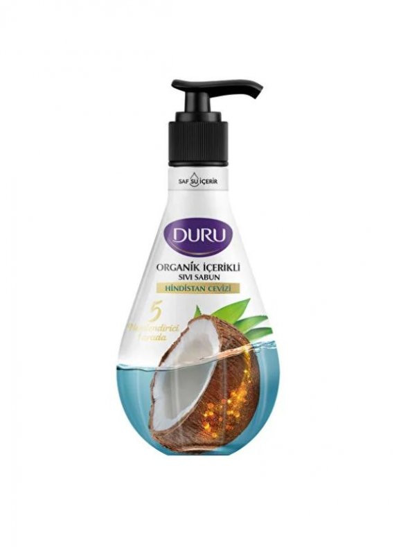 DURU ORGANİK SIVI SABUN HİNDİSTAN CEVİZİ 500 ML