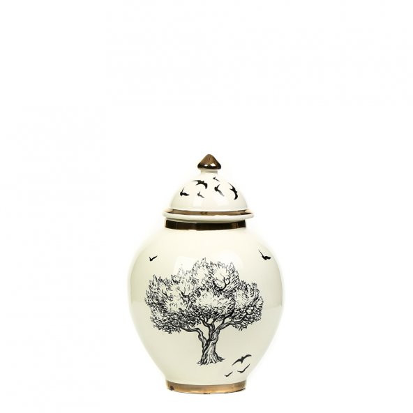 Vitale Ağaç Desenli Şah Küp 21 cm AK.NRH0100