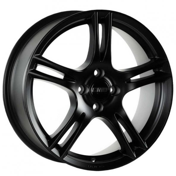 CMS-485-11 5.5x14"-4x100 ET45 67.2 Complete Matt Black Jant (4 Adet)