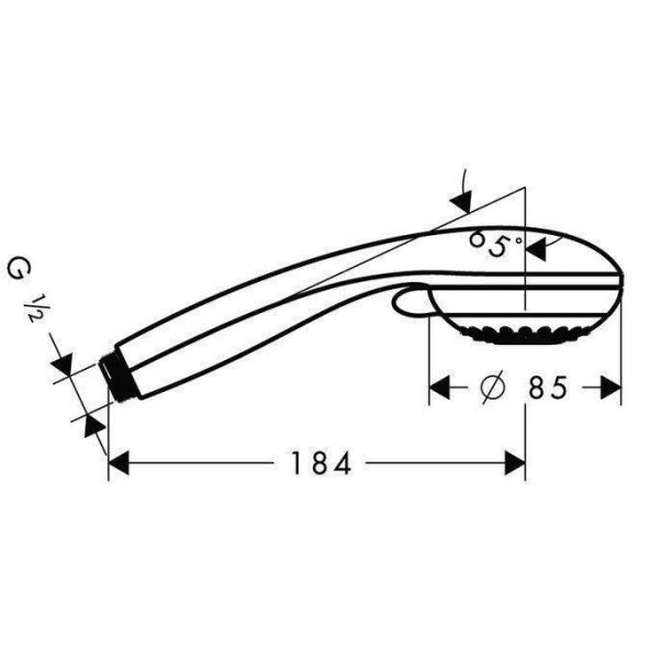 Hansgrohe Crometta 85 Vario 2Jet El Duşu - 2
