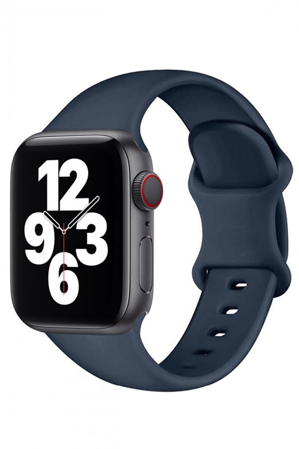 Kordon Apple Watch 1-2-3-4-5 Uyumlu Yüksek Kalite Silikon Kayış 42mm /44mm