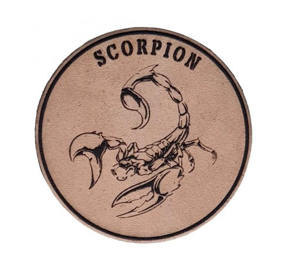 Akrep Deri PEÇ - Arma - Scorpion Leather Patch - 1