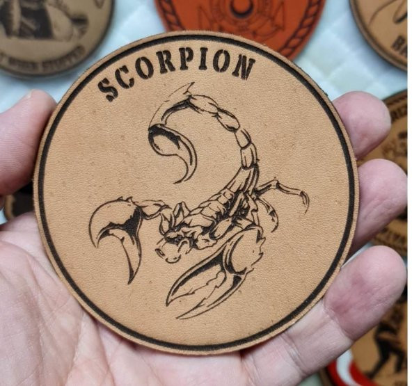 Akrep Deri PEÇ - Arma - Scorpion Leather Patch - 2