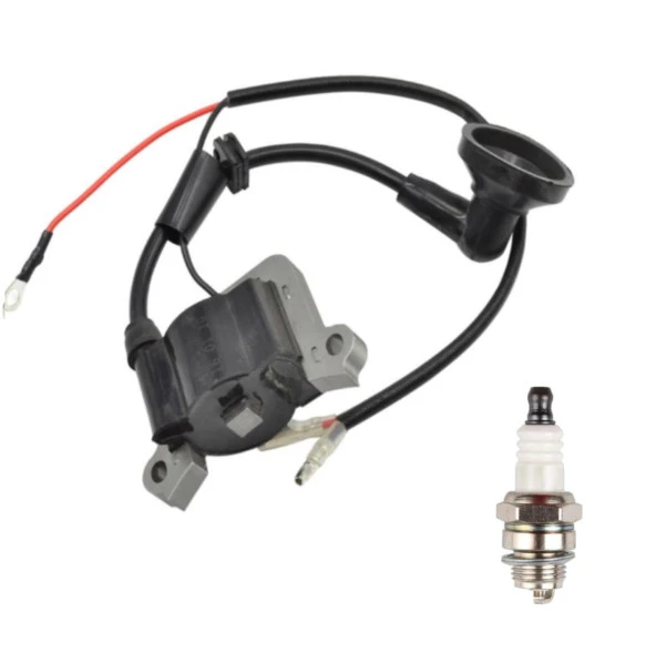 Kmtmak Motorlu Tırpan Ateşleme Bobini Buji Set  Cg/Bg 430-520 - 2