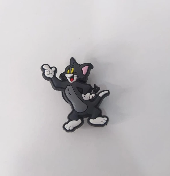 Terlik Ayakkabı Sandalet Süsü Kedi 1 Adet Silikon Kız Erkek Aksesuar - Resim 2