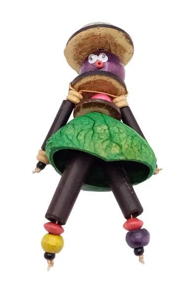 Mangis Anahtarlik Yerli Kadın Figürü Yeşil - Resim 6