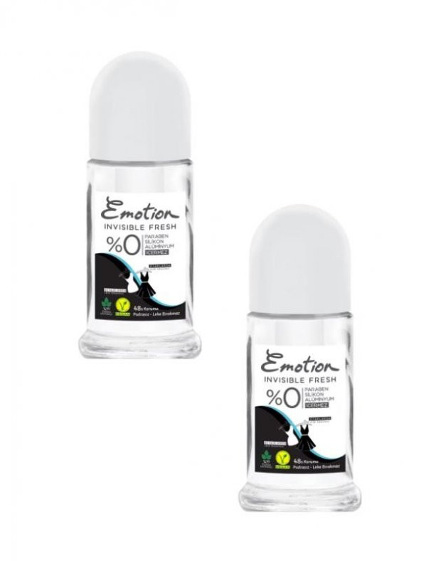 EMOTİON INVISIBLE ROLL ON 50 ML - 2Lİ -