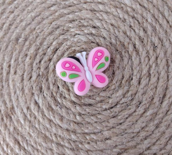 Terlik Ayakkabı Sandalet Süsü 1 Adet Silikon Kız Erkek Aksesuar - 2