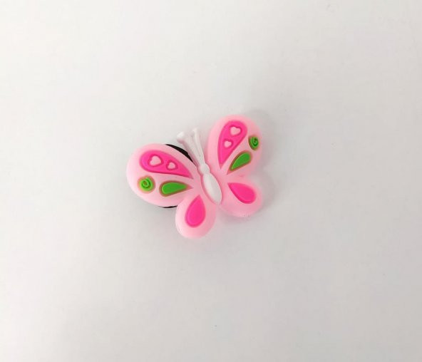 Terlik Ayakkabı Sandalet Süsü 1 Adet Silikon Kız Erkek Aksesuar - 3