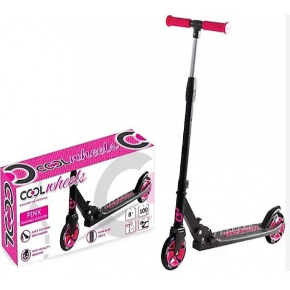 Cool Wheels Katlanır Scooter 8 + Yaş Pembe