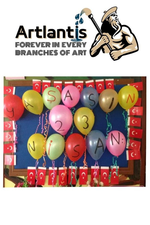 İpli Ata Bayrak Büyük Boy 40lı 11x19cm 3 Paket Ata Bayrak Kağıt İpli Sıralı Ayyıldız Bayrak Sınıf Süsü Okul Bayram - 4