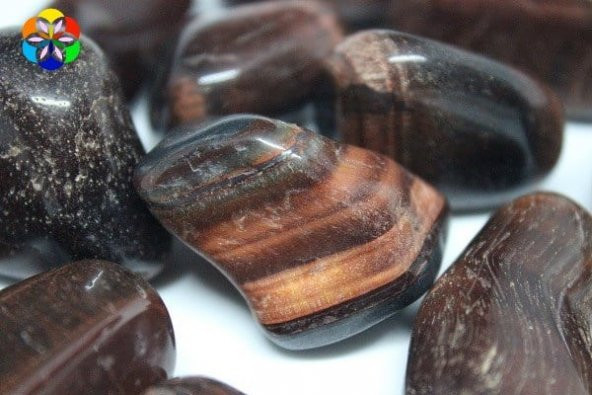 Kırmızı Kaplangözü Taşı Tamburlanmış - Resim 4